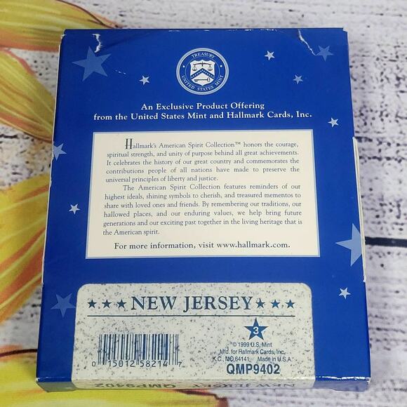 Vintage Hallmark American Spirit Collection Ornament New Jersey - Picture 6 of 8